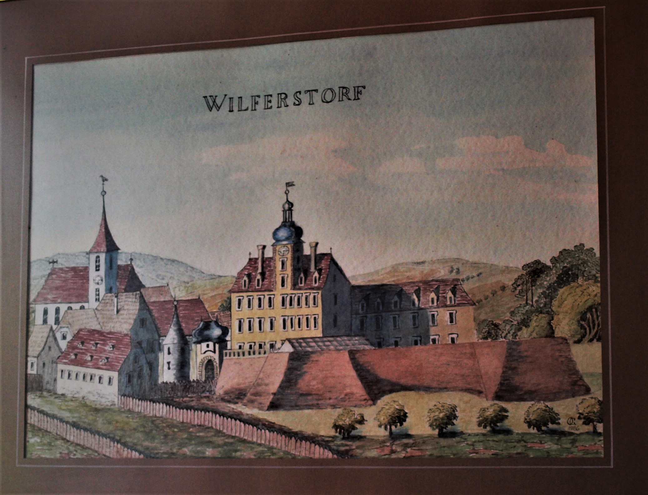 Zeichnung Schloss Wilfersdorf